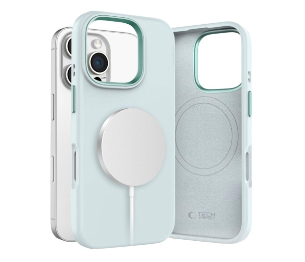 Tech-Protect Silicone Pure Magsafe do iPhone 16 Pro Max sky blue - 1296665 - zdjęcie