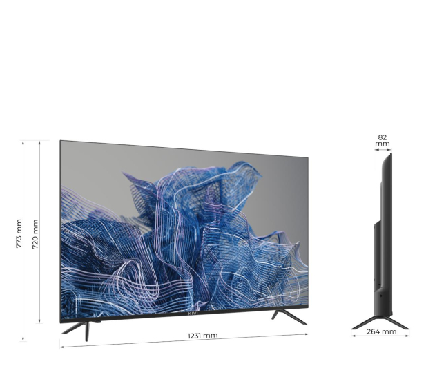 KIVI 55U740NB 55" LED 4K Android TV HDMI 2.1 DVB-T2 - 1221605 - zdjęcie 4