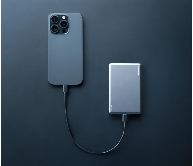 Silver Monkey Ultra Slim Powerbank MagSafe 5000mAh (gray) - 1193139 - zdjęcie 7
