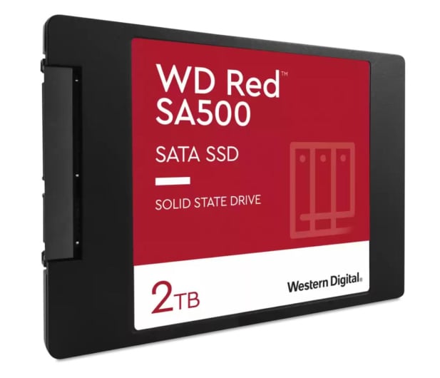 WD 2TB 2,5" SATA SSD Red SA500 - 1231475 - zdjęcie 2