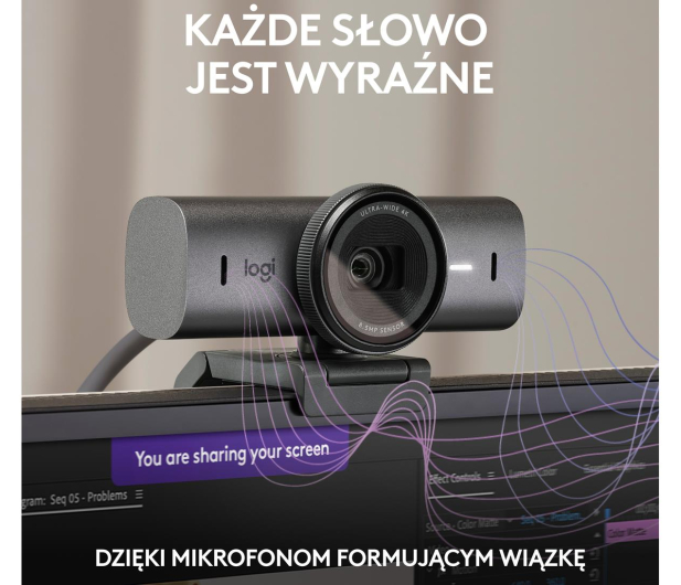 Logitech MX BRIO 4K grafit - 1227568 - zdjęcie 10