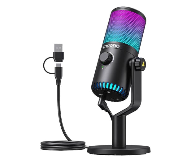 MAONO DM30RGB Mikrofon Gamingowy Czarny - 1240384 - zdjęcie 3