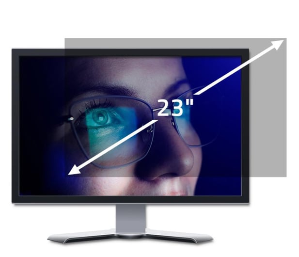 Qoltec Filtr prywatyzujący 23" | 16:9 - 1243511 - zdjęcie 3