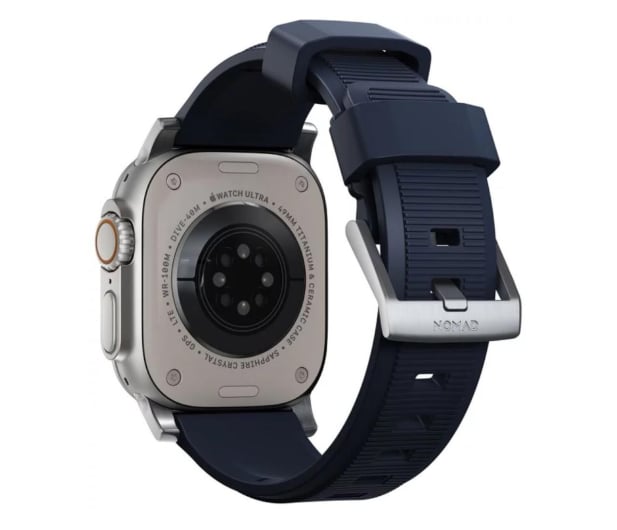 Nomad Rugged Strap Apple Watch 49/45/44/42mm atlantic blue/silver - 1258628 - zdjęcie 3