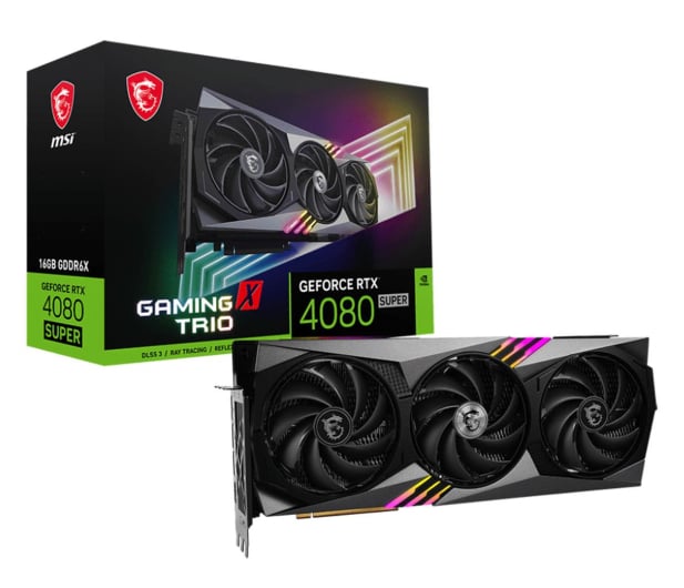 MSI GeForce RTX 4080 SUPER GAMING X TRIO 16GB GDDR6X - Karty