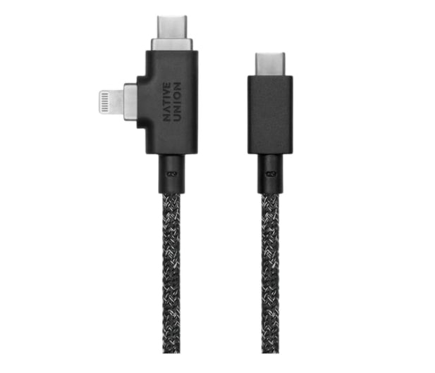 Native Union Belt Cable Duo Pro 240W USB-C – Lightning/USB-C 2,4m cosmos - 1275946 - zdjęcie 2