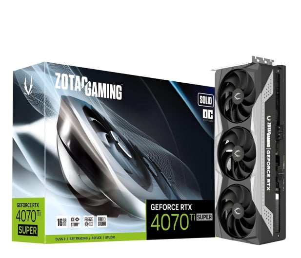 Zotac GeForce RTX 4070 Ti SUPER GAMING  SOLID OC 16GB GDDR6X - 1278769 - zdjęcie