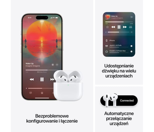 Apple AirPods 4. generacji z aktywną redukcją hałasu - 1278730 - zdjęcie 8