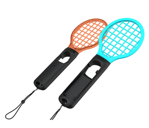 YAXO Joy-Con TENNIS PRO SET do NS/NS2 Inferno Orange&Hydro Blue - 1373167 - zdjęcie 2
