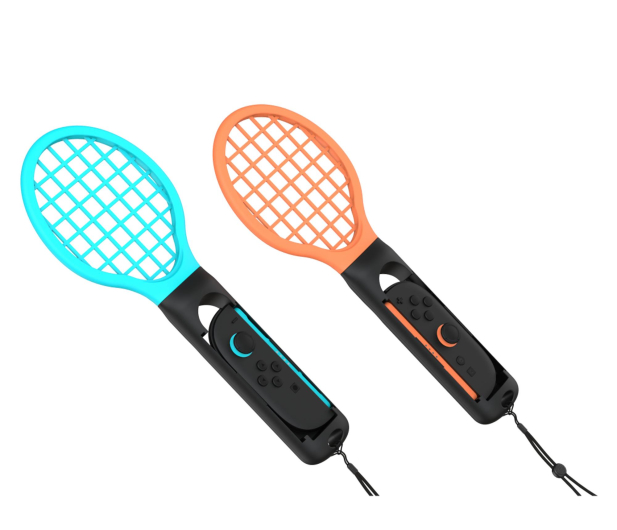 YAXO Joy-Con TENNIS PRO SET do NS/NS2 Inferno Orange&Hydro Blue - 1373167 - zdjęcie 3