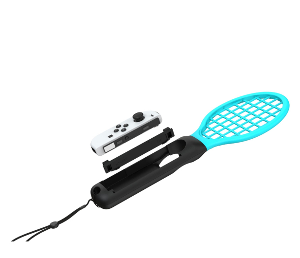 YAXO Joy-Con TENNIS PRO SET do NS/NS2 Inferno Orange&Hydro Blue - 1373167 - zdjęcie 4