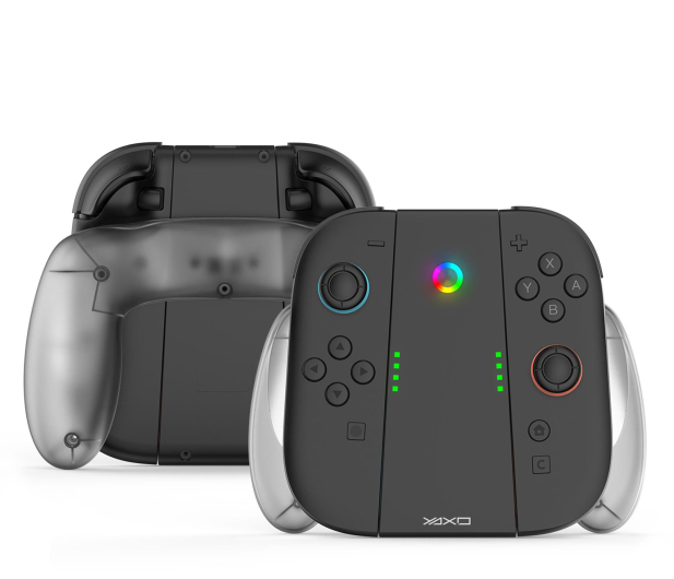 YAXO Joy-Con CHARGE GRIP SET do NS2 Techno Black - 1373168 - zdjęcie 3