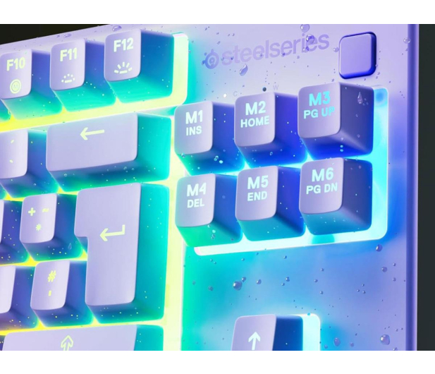 SteelSeries Apex 3 TKL Lavender Klawiatura Przewodowa Najlepsze 