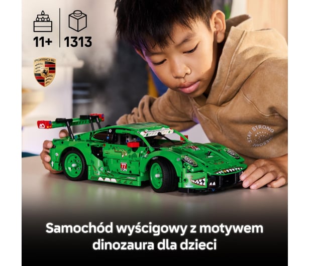 LEGO TECHNIC 42224 Samochód porsche 911 gt3 r rexy ao racing - 1473451 - zdjęcie 7