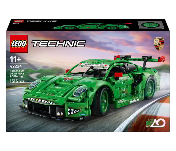 LEGO TECHNIC 42224 Samochód porsche 911 gt3 r rexy ao racing - 1473451 - zdjęcie