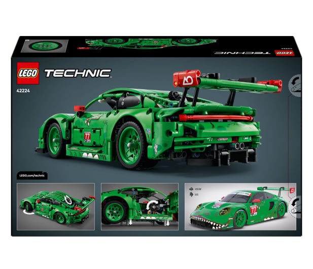 LEGO TECHNIC 42224 Samochód porsche 911 gt3 r rexy ao racing - 1473451 - zdjęcie 12