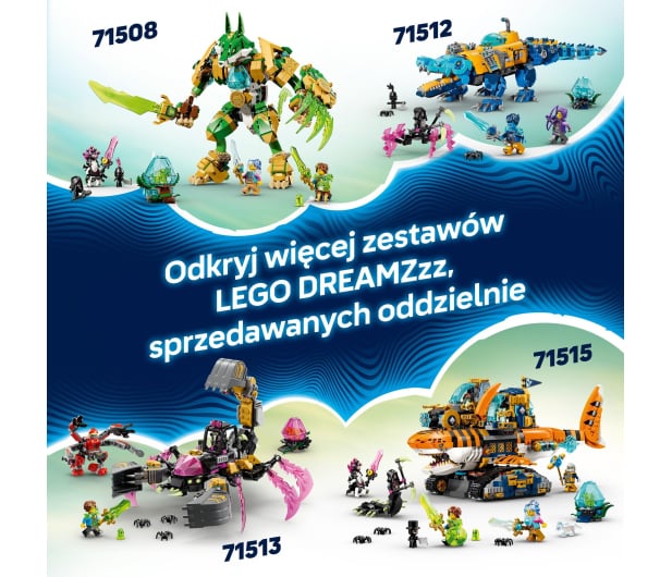 LEGO DREAMZZZ 71514 Dinostatek kosmiczny - 1473529 - zdjęcie 4