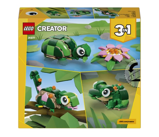 LEGO CREATOR 31377 Żółw i kwiat lilii wodnej - 1473426 - zdjęcie 14