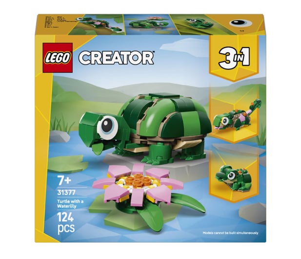 LEGO CREATOR 31377 Żółw i kwiat lilii wodnej - 1473426 - zdjęcie