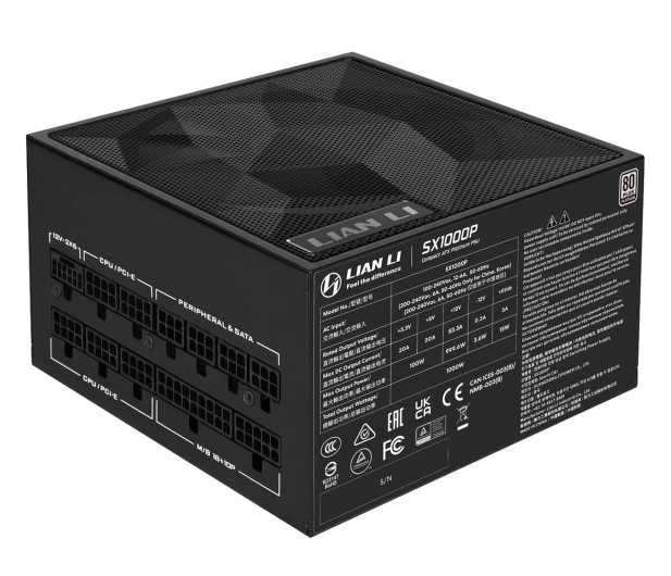 Lian Li SX Series 1000W 80 Plus Platinum ATX 3.1 - 1476713 - zdjęcie 3