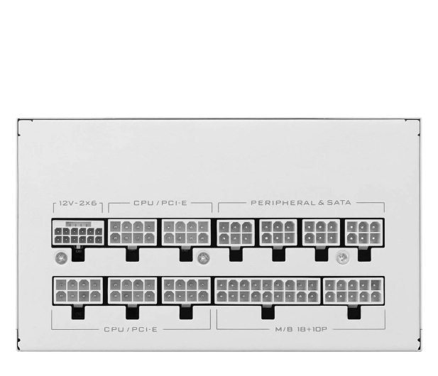 Lian Li SX Series 1000W 80 Plus Platinum ATX 3.1 White - 1476714 - zdjęcie 5