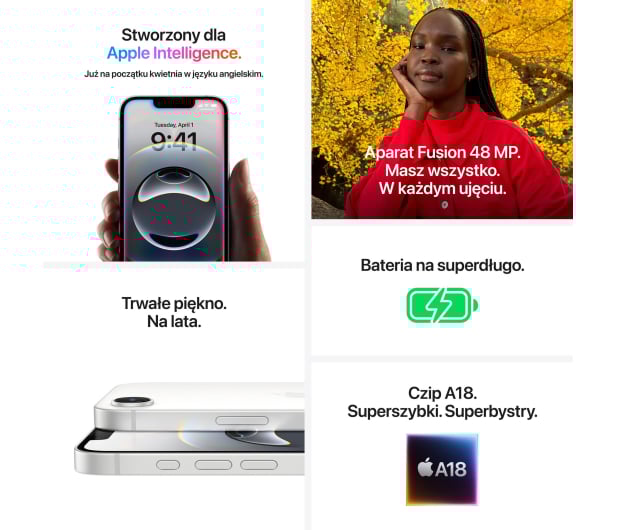 Apple iPhone 16E 128GB Biały - 1319568 - zdjęcie 8