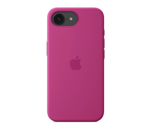 Apple Silikonowe etui iPhone 16e żywy róż - 1319596 - zdjęcie 2