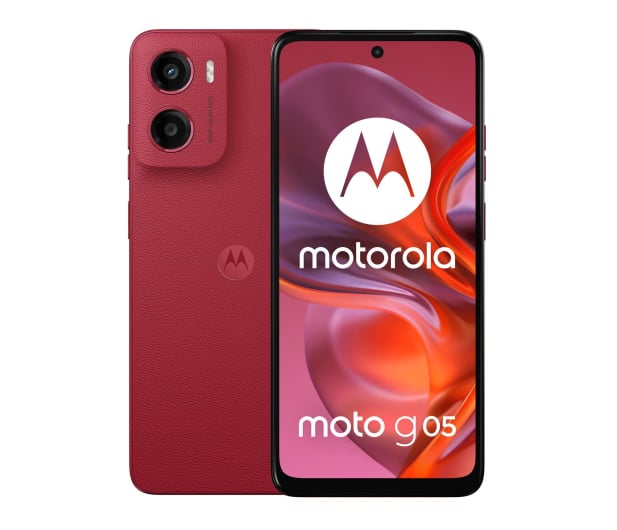 Smartfon / Telefon Motorola moto g05 4/128GB Plum Red 90Hz