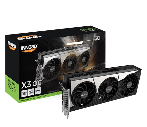 INNO3D GeForce RTX 5090 X3 OC 32GB GDDR7 DLSS4 - 1322629 - zdjęcie