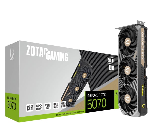 Zotac GeForce RTX 5070 Solid OC 12GB GDDR7 DLSS4 - 1323290 - zdjęcie
