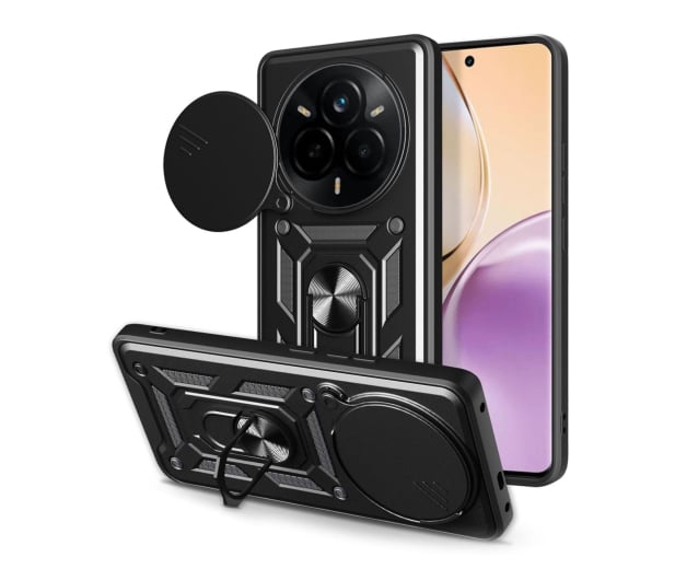 Etui / obudowa na smartfona Tech-Protect Camshield Pro do realme 14 Pro 5G Black