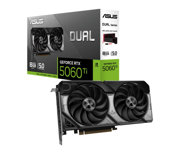 ASUS GeForce RTX 5060 Ti Dual 8GB GDDR7 DLSS4 - 1331417 - zdjęcie