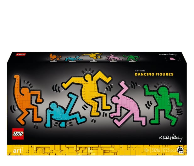 Klocki LEGO® LEGO Art 31216 Keith Haring - tańczące postacie