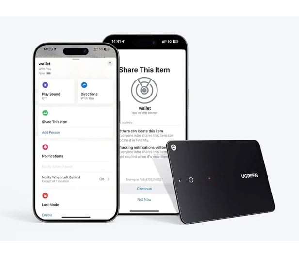 UGREEN Inteligentny lokalizator CM817 Smart Finder iPhone iPad Mac - 1488880 - zdjęcie 2