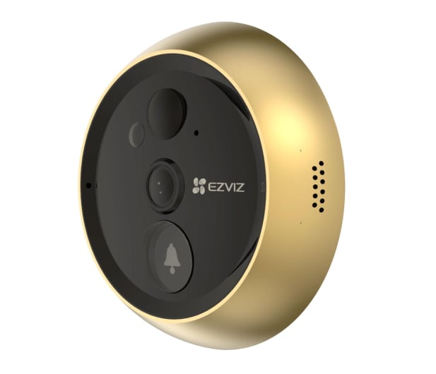 EZVIZ Bezprzewodowy dzwonek do drzwi z wizjerem DP2C (Golden) - 1488832 - zdjęcie 3