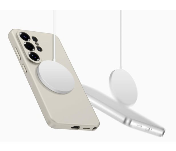 Tech-Protect Silicone Magsafe Galaxy S26 Ultra Cosmic Latte - 1500284 - zdjęcie 4