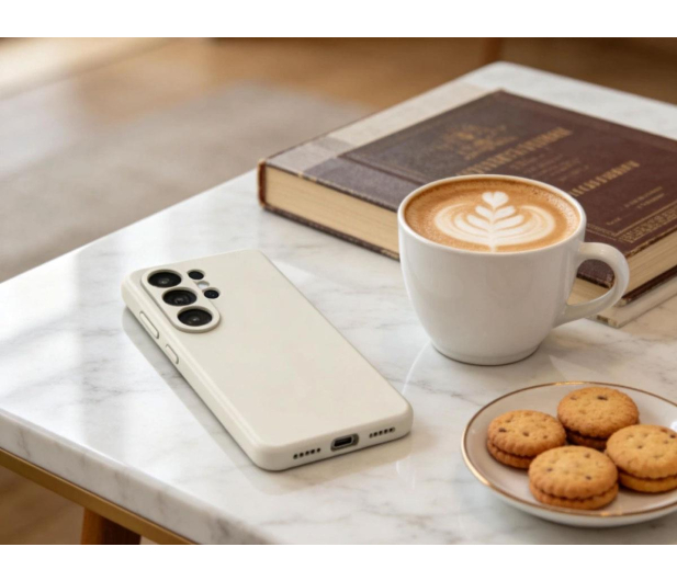 Tech-Protect Silicone Magsafe Galaxy S26 Ultra Cosmic Latte - 1500284 - zdjęcie 5