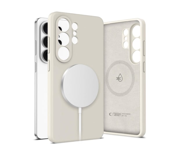Tech-Protect Silicone Magsafe Galaxy S26 Ultra Cosmic Latte - 1500284 - zdjęcie