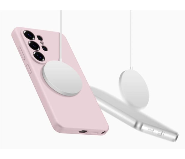 Tech-Protect Silicone Magsafe Galaxy S26 Ultra Pink Pearl - 1500285 - zdjęcie 4