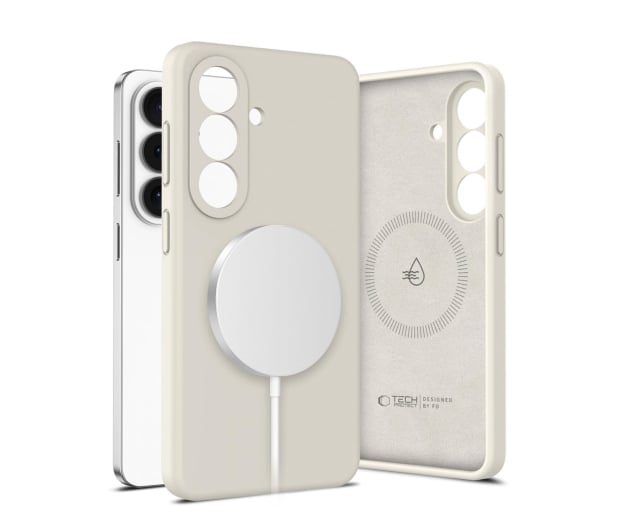 Tech-Protect Silicone Magsafe Galaxy S26+ Plus Cosmic Latte - 1500287 - zdjęcie 2