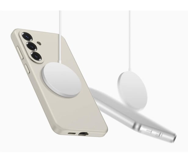 Tech-Protect Silicone Magsafe Galaxy S26+ Plus Cosmic Latte - 1500287 - zdjęcie 4