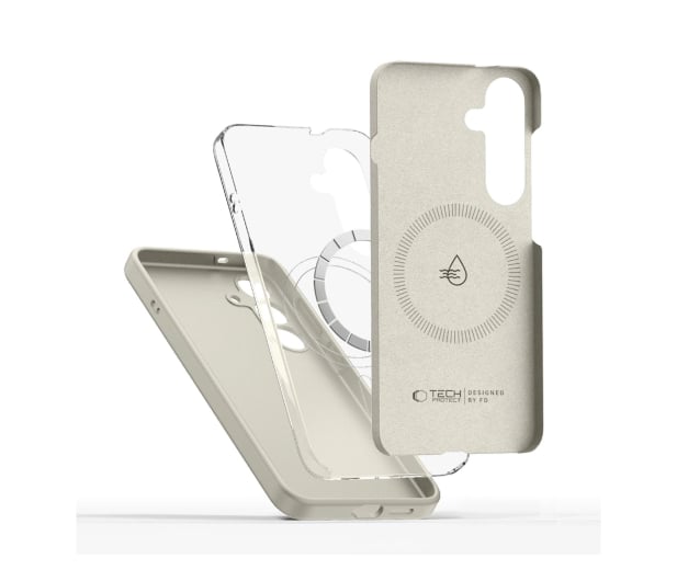 Tech-Protect Silicone Magsafe Galaxy S26 Cosmic Latte - 1500281 - zdjęcie 3