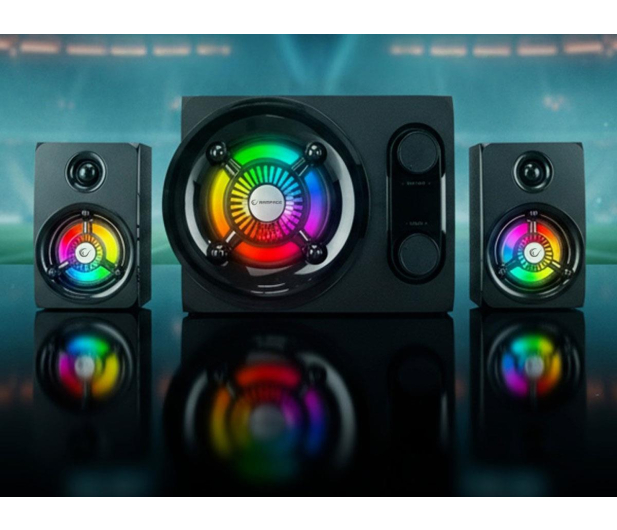Rampage RMS-G8 Głośniki gamingowe 25 W BT, USB, SD, FM - 1500408 - zdjęcie 7