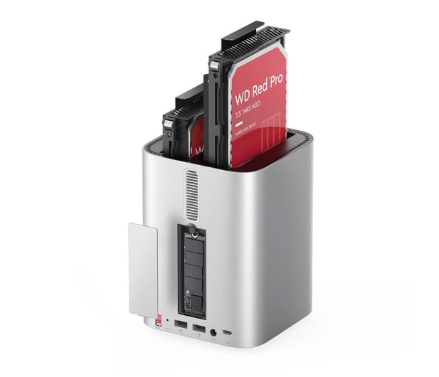 Orico MiniTower z kieszeniami na dyski twarde do 56TB - srebrna - 1486730 - zdjęcie 2