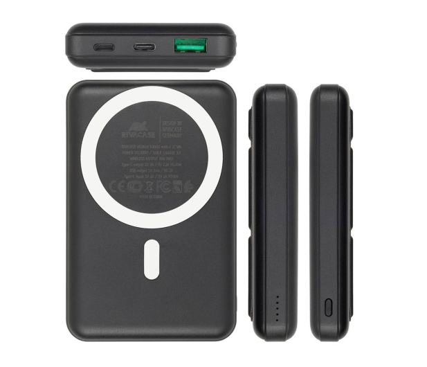 RIVACASE Powerbank VA2604 10000 mAh 20W czarny - 1503833 - zdjęcie 5