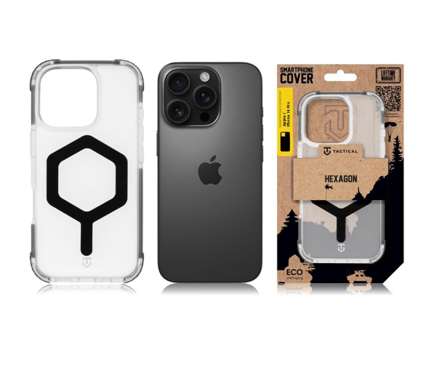 Tactical MagForce Hexagon Kryt pro Apple iPhone 16 Pro T-Black - 1514004 - zdjęcie 4