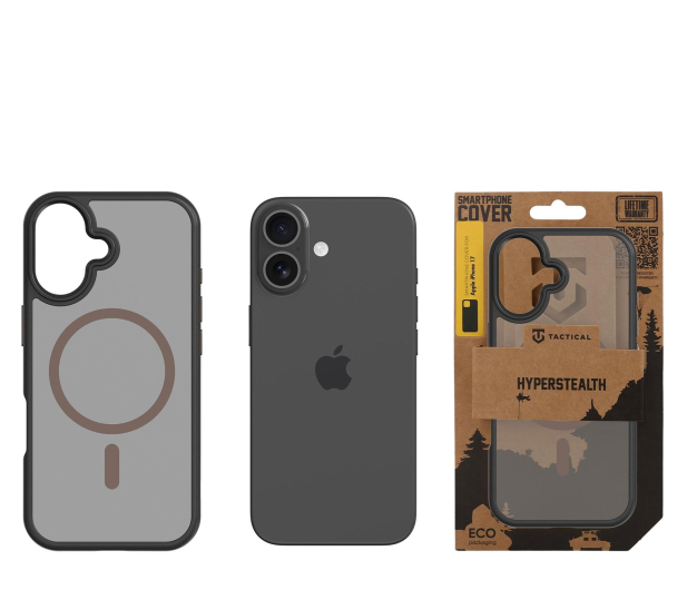 Tactical MagForce Hyperstealth 2.0 Kryt pro Apple iPhone 17 Black/Mou - 1514214 - zdjęcie 3