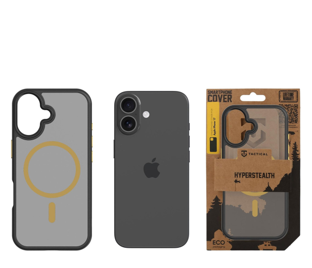 Tactical MagForce Hyperstealth 2.0 Kryt pro Apple iPhone 17 Black/Yel - 1514222 - zdjęcie 3