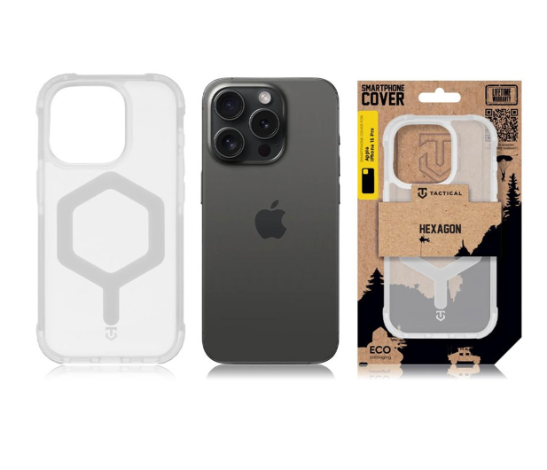 Tactical MagForce Hexagon Kryt pro Apple iPhone 15 Pro T-White - 1514011 - zdjęcie 6