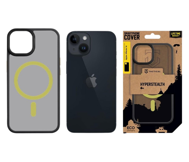 Tactical MagForce Hyperstealth 2.0 Kryt pro Apple iPhone 14 Black/Yel - 1514074 - zdjęcie 3